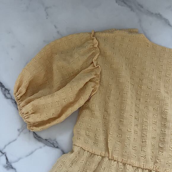 Sabo Skirt Tarelle mini Dress Honey Sz 2 preppy festival coquette core bohemian - Picture 12 of 13